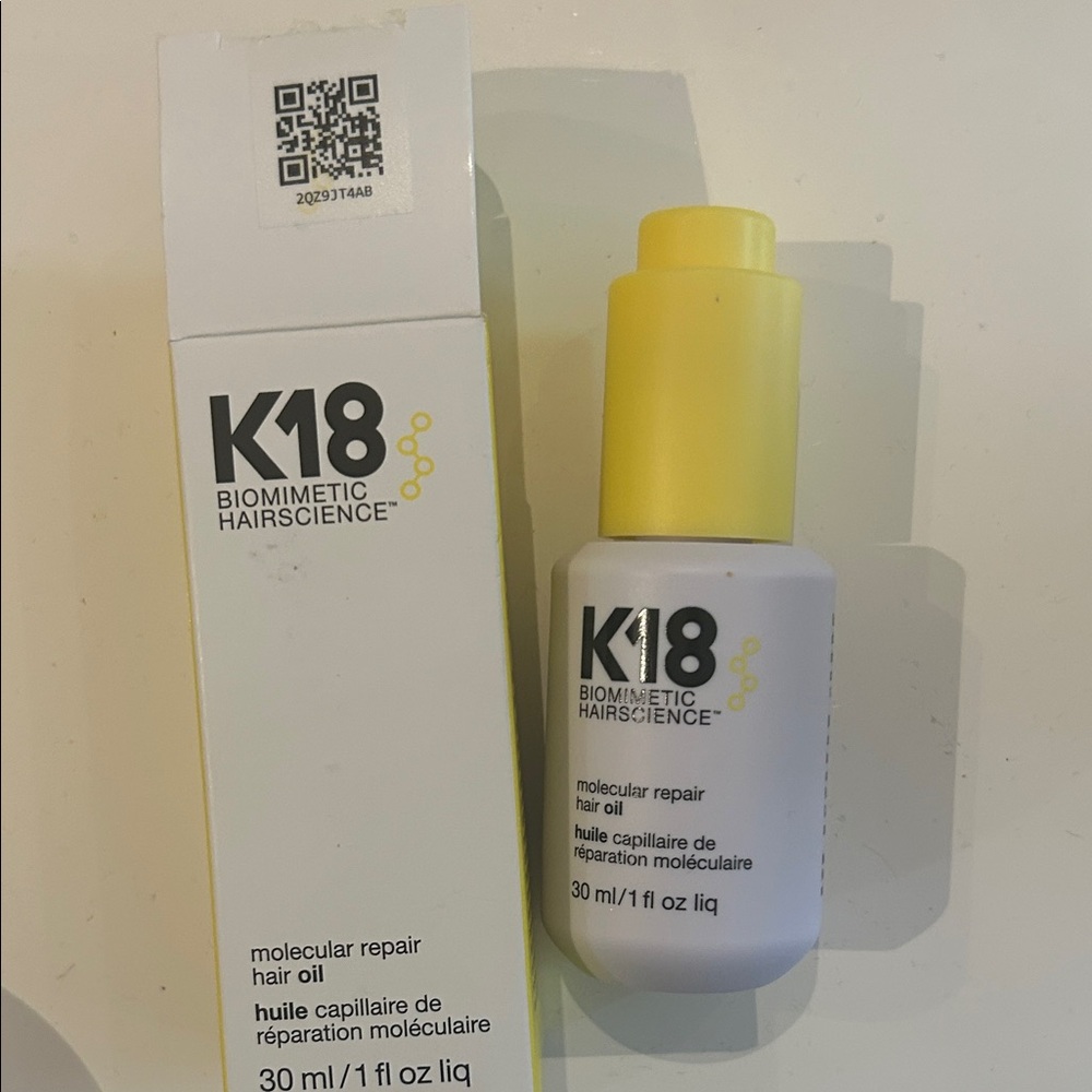 K18 Biomimetic Hairscience Molecular Repair Hair Oil - White- new!!